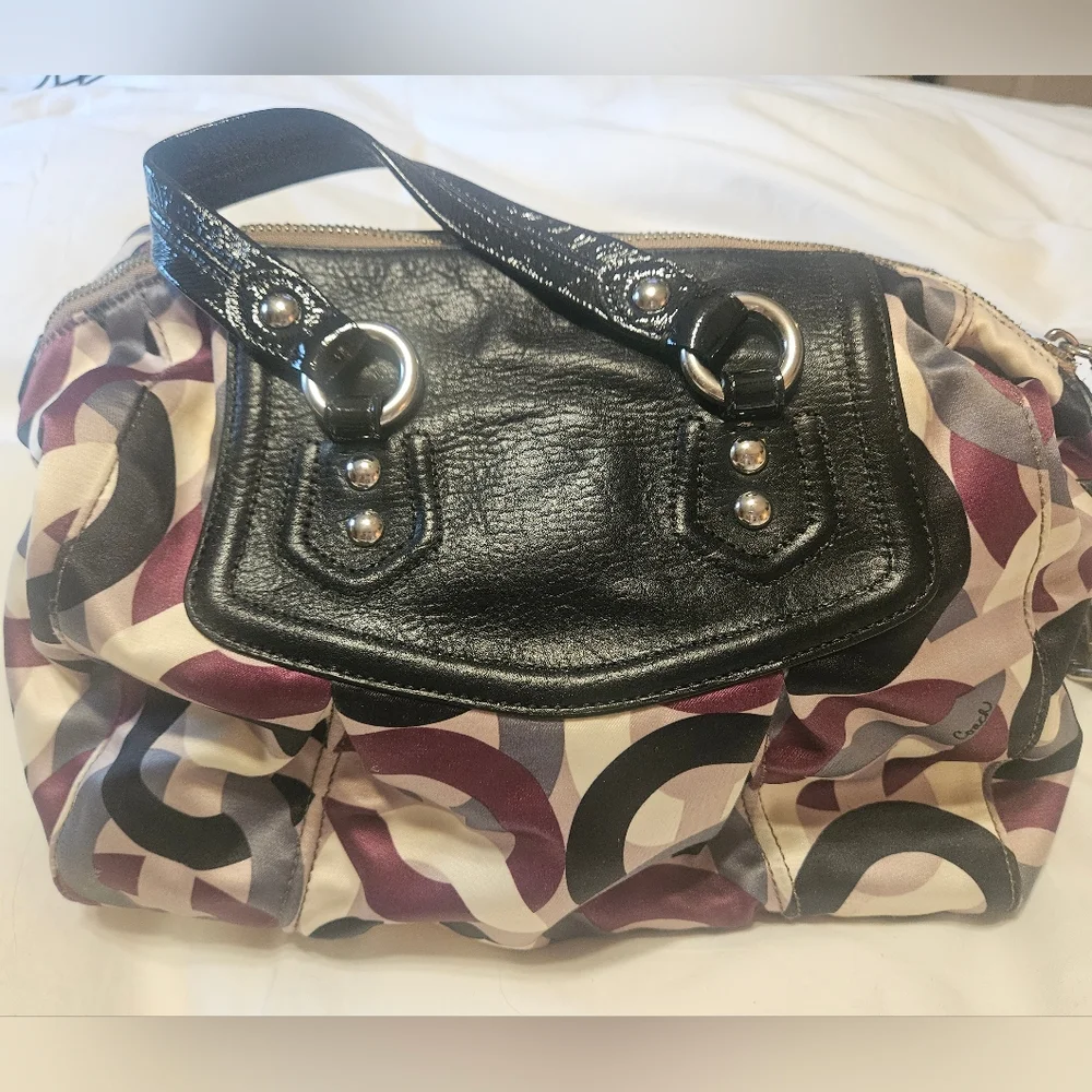 Coach Madison Audrey Op Art Bag